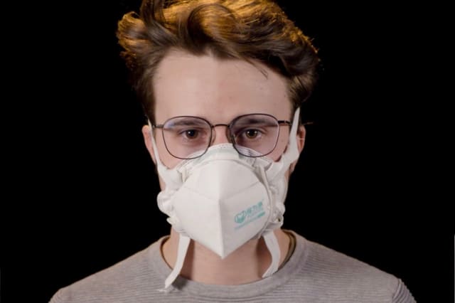 The Materialise Mask Fitter helped medical professionals stay safe by providing a robust, form-fitting seal against their faces. (Image courtesy of Materialise.)