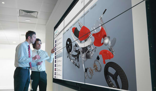 TOUGH COMPETION. Arena is a comparably small actor on the PLM market in general; a market that can be divided in two main groups: the really big developers–like Siemens PLM, pictured above, and Dassault Systemes– and the small ones like Arena and Aras.