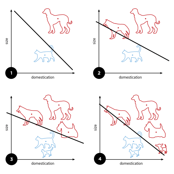 perceptron algorithm hyperplan