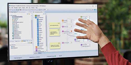 Visualization shows data interaction for users at every programming level. (Image courtesy of Altair.)