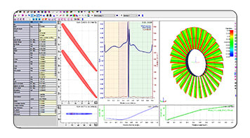 An axial fan study performed in the AxSTREAM environment. (Image courtesy of SoftInWay.)