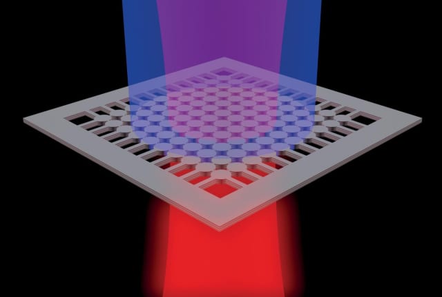 Schematic of the BIC laser. (Image courtesy of Kanté Group/UC San Diego.)