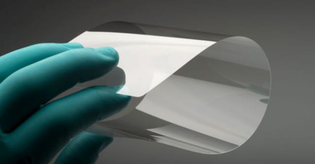 Corning’s Willow Glass is a key to SolarWindow’s bendable solar energy technology.