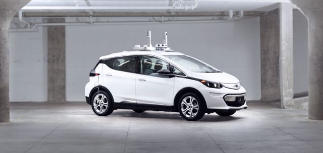 Autonomous Chevy Bolt. (Image courtesy of General Motors.)