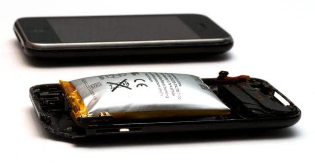 iPhone 3G with a swollen battery. (Image courtesy of the author.)