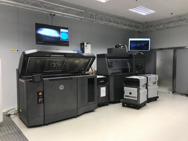 HP's Multijet Fusion system uses proprietary materials.