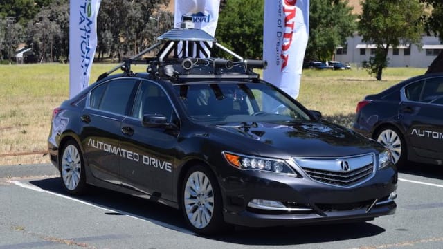 Autonomous Acura RLX. (Image courtesy of Honda.)