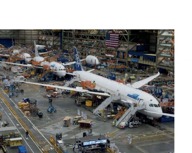 Global, fortune 500 manufacturing OEMs such as Boeing stand to see strong ROI using IIoT solutions. But what about smaller enterprises? (Image courtesy of Boeing)