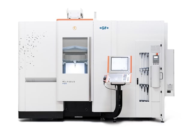 Mikron MILL P 500 U. (Image courtesy of GF Machining Solutions.)