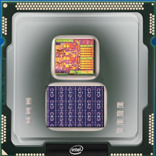 The original Intel Loihi chip. (Source: Intel.)