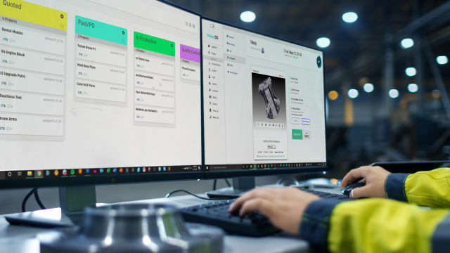3D printing is a service that could use an updated interface. (Picture courtesy of MakerOS.)