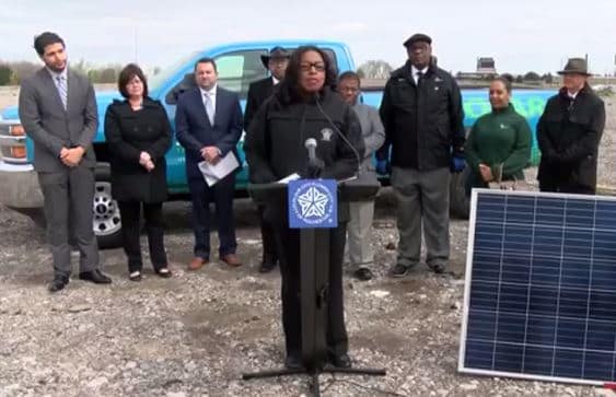 Rochester Mayor Lovely Warren at the Groundbreaking Ceremony