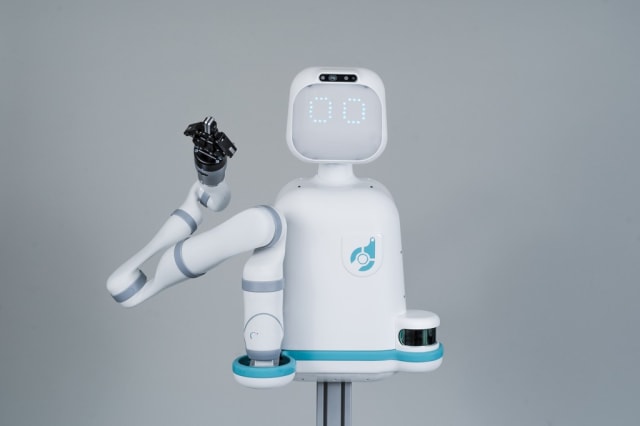 Moxi, a healthcare service robot. (Image courtesy of Carla Diana.)