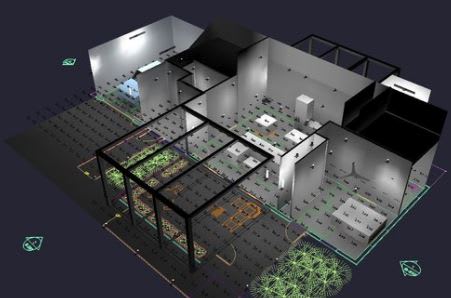 Photometric Modeling Helped Design the Lighting System (Image courtesy of House by Northwestern)