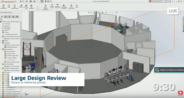 In large design review, you now have access to reference planes.