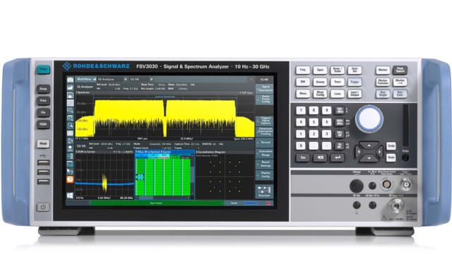FSVA3000 spectrum analyzer. (Image courtesy of Rohde & Schwarz.)