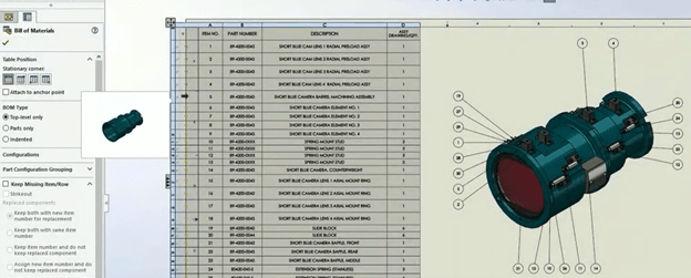 Making BOMs much more visual. You can export bills of materials to Excel and include image previews.