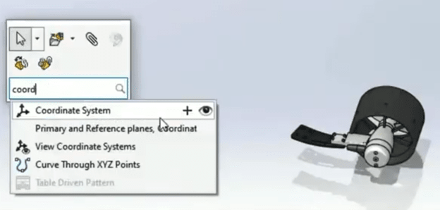 Hard to find a command, given all the commands available in SOLIDWORKS? You now have a command search field in the shortcut menu.