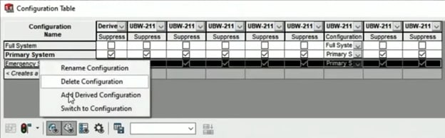 Tables allow for easier creation and management of configuration.