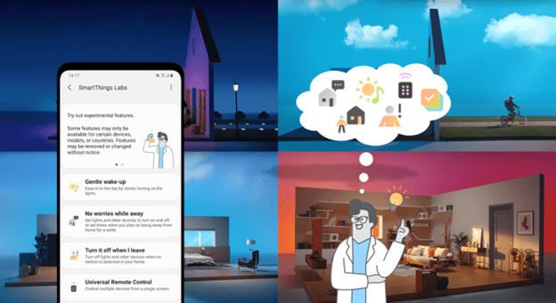 The SmartThings app gives more adventurous users a chance to engage in advanced feature testing. (Image source: Samsung.)