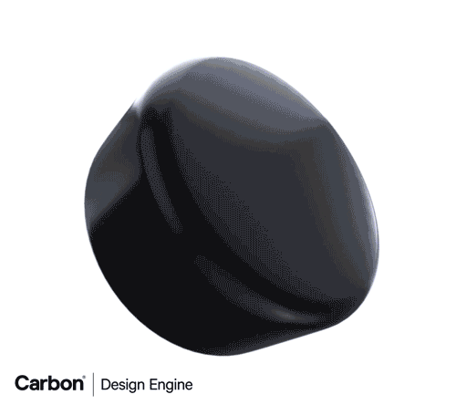 The final product, the puck, after design has been completed. (GIF courtesy of Carbon.)