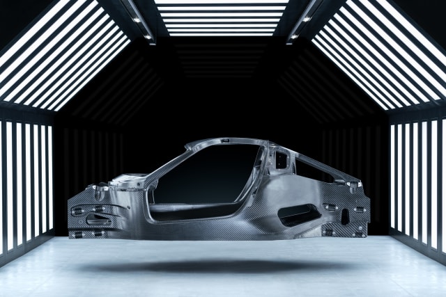 The Nevera’s carbon-fiber monocoque. (Image courtesy of Rimac Automobili.)