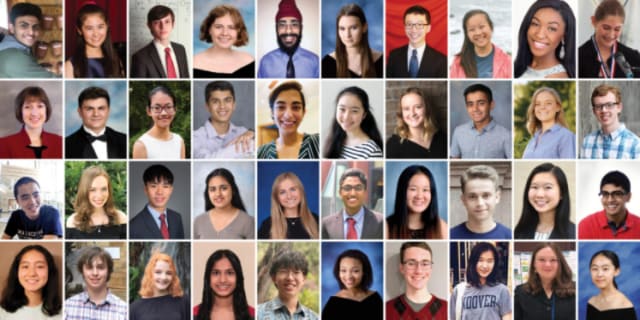 Regeneron STS 2020 finalists. (Image courtesy of the Society for Science & the Public.)