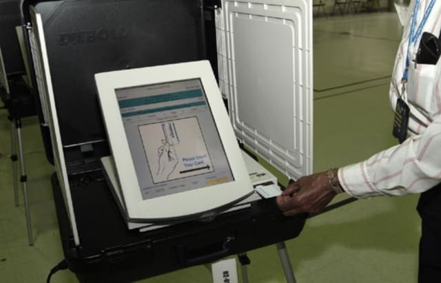 Ballot marking device. (Image credit of The Smithsonian.)
