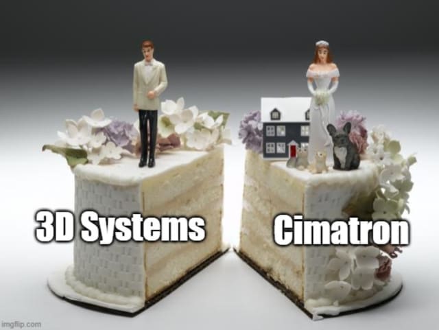 3D Systems Corporation, Rock Hill, South Carolina, USA, reports that it has agreed to sell Cimatron Ltd., and its related subsidiaries, which operate the Cimatron® integrated CAD/CAM software and GibbsCAM® CNC programming software businesses, to Battery Ventures, Boston, Massachusetts, a technology-focused investment firm, for a purchase price of $65 million. (Image courtesy of ImgFlip.)