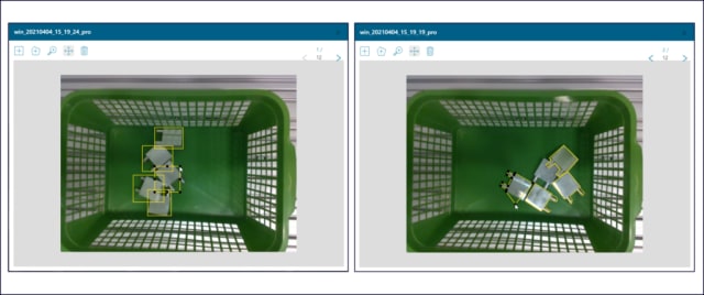 Object detection can use boundary boxes or contour callouts. (Image courtesy of Siemens)