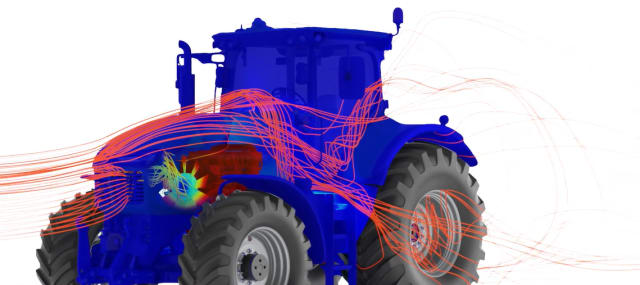 Modelling underhood thermal behavior. (Image courtesy of Altair.)