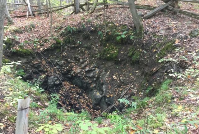 An abandoned mica mine in Ontario.