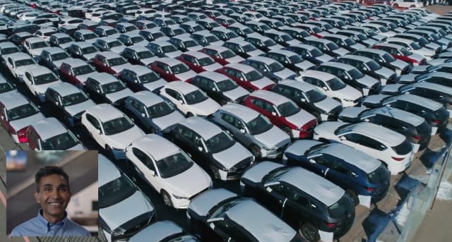 The automotive industry goes into reverse. Having brought us just-in-time manufacturing, it is now a lesson in stockpiling inventory, says Srinath Jonnalagadda, Autodesk’s VP of Industry Strategy for Design and Manufacturing at the Manufacturing Keynote at Autodesk University 2021.