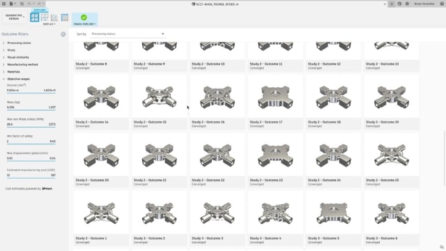 Generative Design in Fusion 360. (Image courtesy of Autodesk.)
