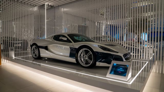 The Rimac Nevera at Dubai’s Expo 2020.