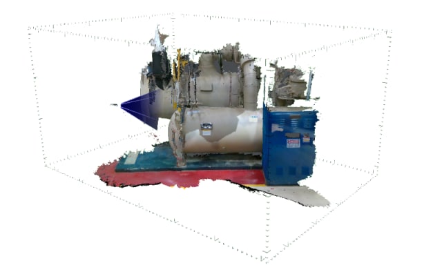 This application allows users to capture as-built models of environments in photorealistic 3D models. DAQRI Scan is an application for asset installations, retrofits and change detection and the 3D models will be available for use in engineering software from Siemens and Autodesk, tools like SketchUp or gaming engines like Unity. (Image courtesy of DAQRI.)