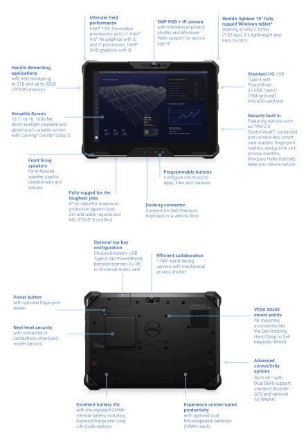 Passive Stylus for the Latitude 7220 Rugged Extreme Tablet