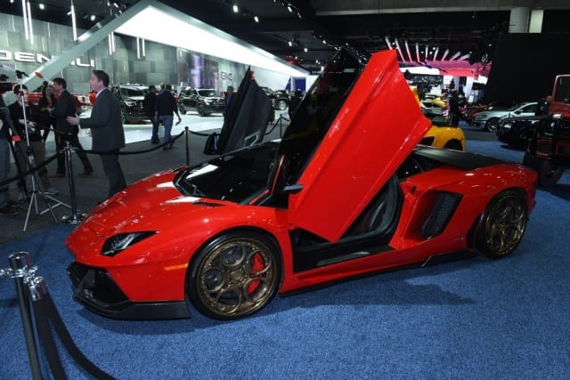 The Lamborghini Aventador. (Image courtesy of NAIAS.)