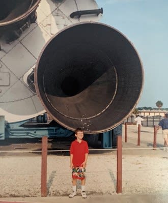 Me at Kennedy Space Center in 1992.