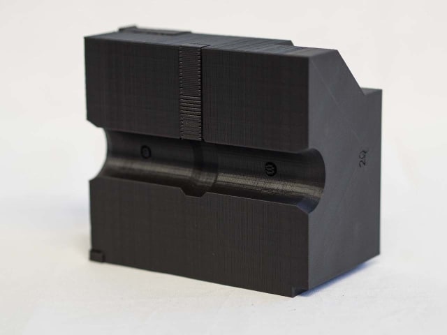 A sample print in Nylon 12 from the New Roboze One professional desktop 3D printer