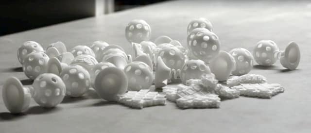 Perfectly finished nylon 3D prints from DyeMansion. (Image courtesy of Fabbaloo.)