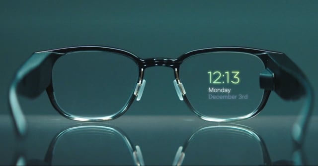 Pictured here is the second product from North, the USD 999 holographic Focals. Focals have a built-in display that displays information from your phone. Information like the weather and messages are visible and you can request information by asking Amazon’s assistant Alexa. You can also order an Uber. Focals connect via Bluetooth to Android and iOS devices and are manipulated by a remote control you wear as a ring on your finger. You can interact with the glasses by clicking your ring hardware. North still provides customer care to customers who bought the Myo armband. (Image courtesy of North.)