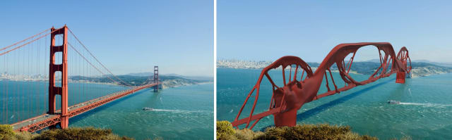 San Francisco's ambitious new Golden Gate Bridge, San Francisco