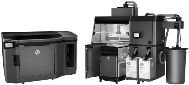 HP's Multi Jet Fusion 3D printing system. (Picture from HP)