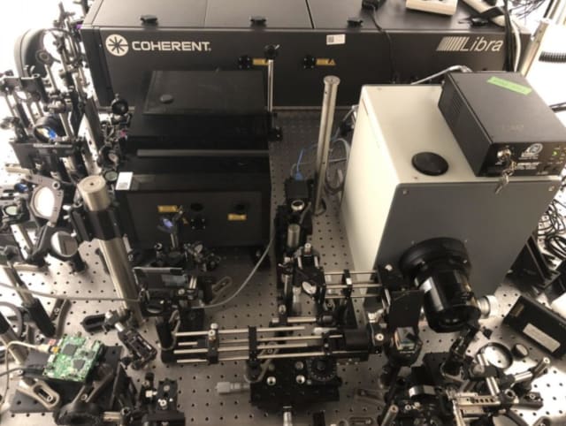 The trillion-frame-per-second compressed ultrafast photography system. (Image courtesy of INRS.)