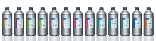 NextDent’s line of 3D printing materials for the dental industry. (Image courtesy of NextDent.)
