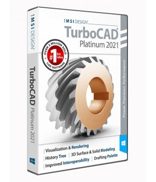 We're going to need a bigger box. TurboCAD 2021 adds even more functions and capability to a program that is arguably the most capable of all. (Picture courtesy of IMSI.)