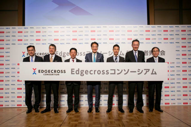 Announcement of the Edgecross Consortium. (Image courtesy of Advantech.)