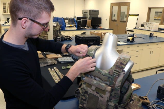 The Army hopes that the cables will be lighter and more reliable than legacy options. They should also be less of a hindrance to movement, as they can easily be integrated into a tactical vest, as shown above.
