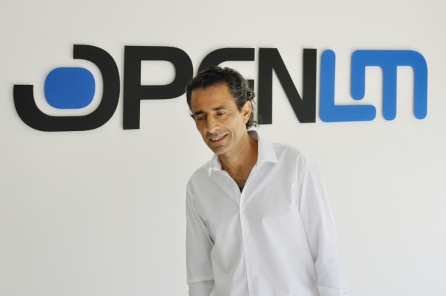 Oren Gabay, CEO of OpenLM, at the company’s Israel headquarters. (Image courtesy of OpenLM.)